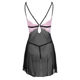 Пеньюар Babydoll black/pink S - 4