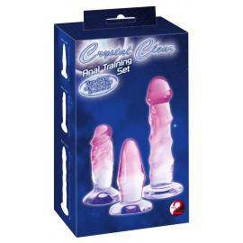 Набор анальных игрушек 3pc dildo set - 5