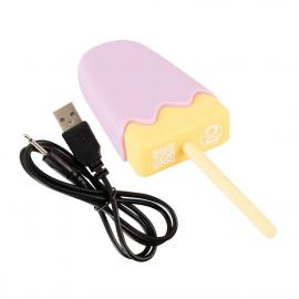 Вібратор у вигляді морозива You2Toys Vibrating Popsicle, фіолетовий - 2