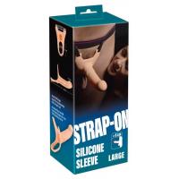 Страпон Silicone Strap-on +6cm large