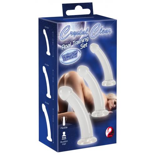 Набор фаллоимитаторов Crystal Clear Anal Training