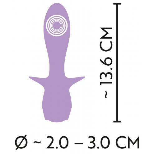 Багатофункціональний вібратор Cuties Mini Purple 4