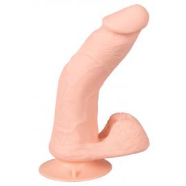 Вібратор на присосці Nature Skin Bendable RC Vibrat - 7