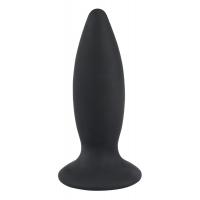Анальна пробка з вібрацією Black Velvets Rechargeable Plug S, чорна