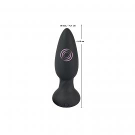 Анальна пробка з ротацією Black Velvets RC Rotating - 5
