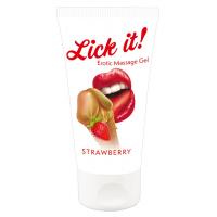 Оральний лубрикант Lick it! Strawberry 50 ml