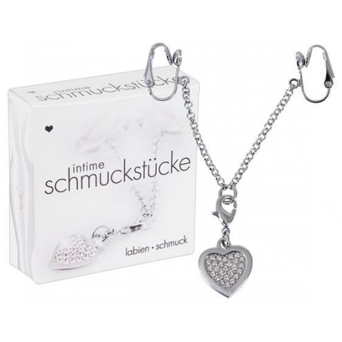 Зажим для клитора Intimate Heart-shaped Chain