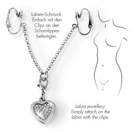 Зажим для клитора Intimate Heart-shaped Chain - 6