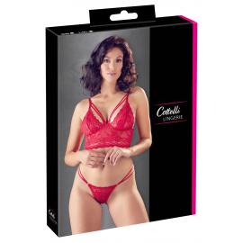 Эротический набор Bra and String red L/XL