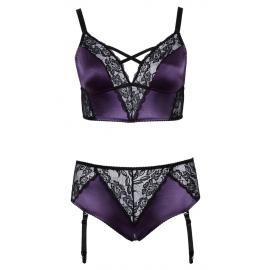 Эротический комплект BH Set purple/black XL - 6