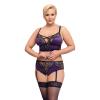 Еротичний комплект BH Set purple/black XL