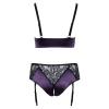 Еротичний комплект BH Set purple/black XL