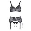 Еротичний комплект Bra Set b/w M
