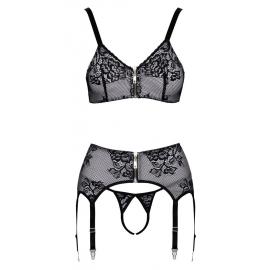 Еротичний комплект Bra Set b/w M - 4