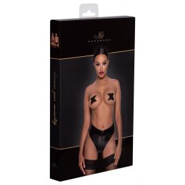 Еротичні стрінги на блискавці Noir Thong Zip L - 7
