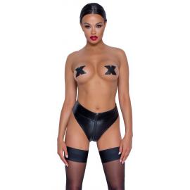 Еротичні стрінги на блискавці Noir Thong Zip L - 1