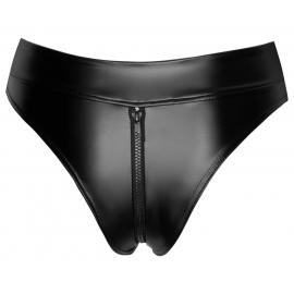 Еротичні стрінги на блискавці Noir Thong Zip L - 4