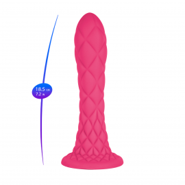 Фаллоимитатор Silexd Liquid Silicone Fantasy Dreamy Size 7, розовый - 9
