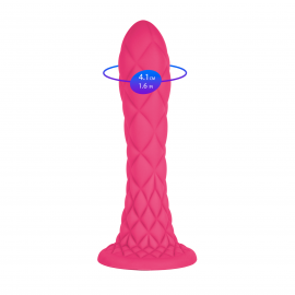 Фаллоимитатор Silexd Liquid Silicone Fantasy Dreamy Size 7, розовый - 8