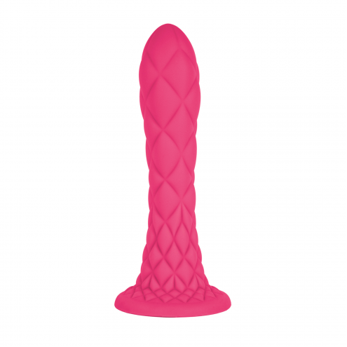 Фалоімітатор Silexd Liquid Silicone Fantasy Dreamy Size 7, рожевий