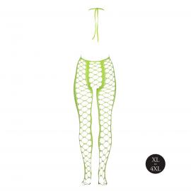 Бодистокинг - Ouch! Bodystocking With Halterneck Green, XL/4XL - 4