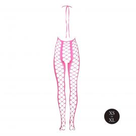 Бодистокинг - Ouch! Bodystocking With Halterneck Pink, XS/XL - 3