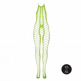 Бодистокинг - Ouch! Bodystocking With Halterneck Green, XS/XL - 5