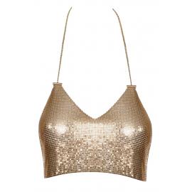 Топ - Сottelli Collection Metal Top Gold S-L - 6