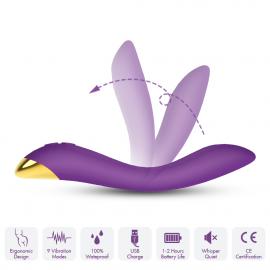 Вибратор Flamingo light purple - 4