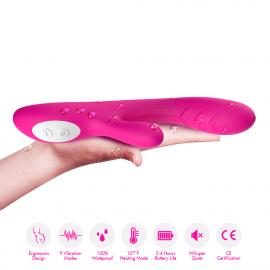 Вібратор з подвійною стимуляцією Spark pink - 7