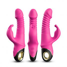 Вібратор з подвійною стимуляцією Zing pink - 5
