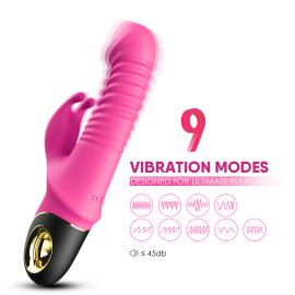 Вібратор з подвійною стимуляцією Zing pink - 4
