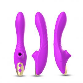 Вакуумный стимулятор DuDu purple - 1
