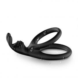 Эрекционное кольцо на пенис Tensy black - 7