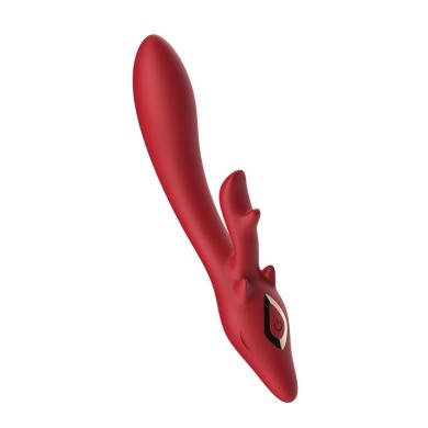 Hi-tech вібратор Vibrator silicone 2*8 Red