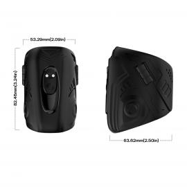 Насадка на пеніс Mechwarrior Black, 9 vibration functions - 6