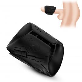 Насадка на пеніс Mechwarrior Black, 9 vibration functions - 5