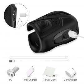 Насадка на пеніс Mechwarrior Black, 9 vibration functions - 10