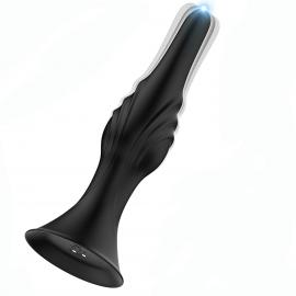 Анальный стимулятор Rocket Black, 9 vibration functions - 9