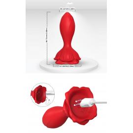 Анальний стимулятор Rosenberg Red, 9 vibration functions - 8