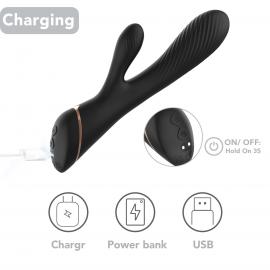 Вібратор Hare Black, 9 vibration functions - 6