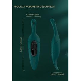 Вібростимулятор Leaf Green, 9 vibration functions - 5