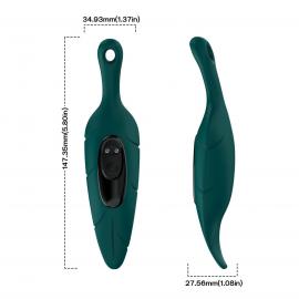 Вібростимулятор Leaf Green, 9 vibration functions - 10