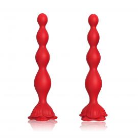 Анальний стимулятор Rosestick Red, 9 vibration functions - 7