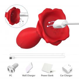 Анальний стимулятор Rosenberg Red, 9 vibration functions - 6
