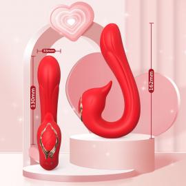 Вибратор Swan Red, 9 vibration functions - 10