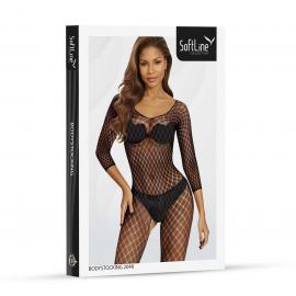 Бодистокинг - Bodystocking 2048, black - One Size - 3
