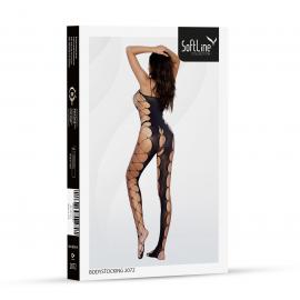 Бодистокинг - Bodystocking 2072, black - One Size - 3