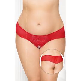 Жіночі стрінги - G-string 2433, red 2XL