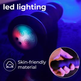 Анальна вібро пробка Lighting anal plug - 5